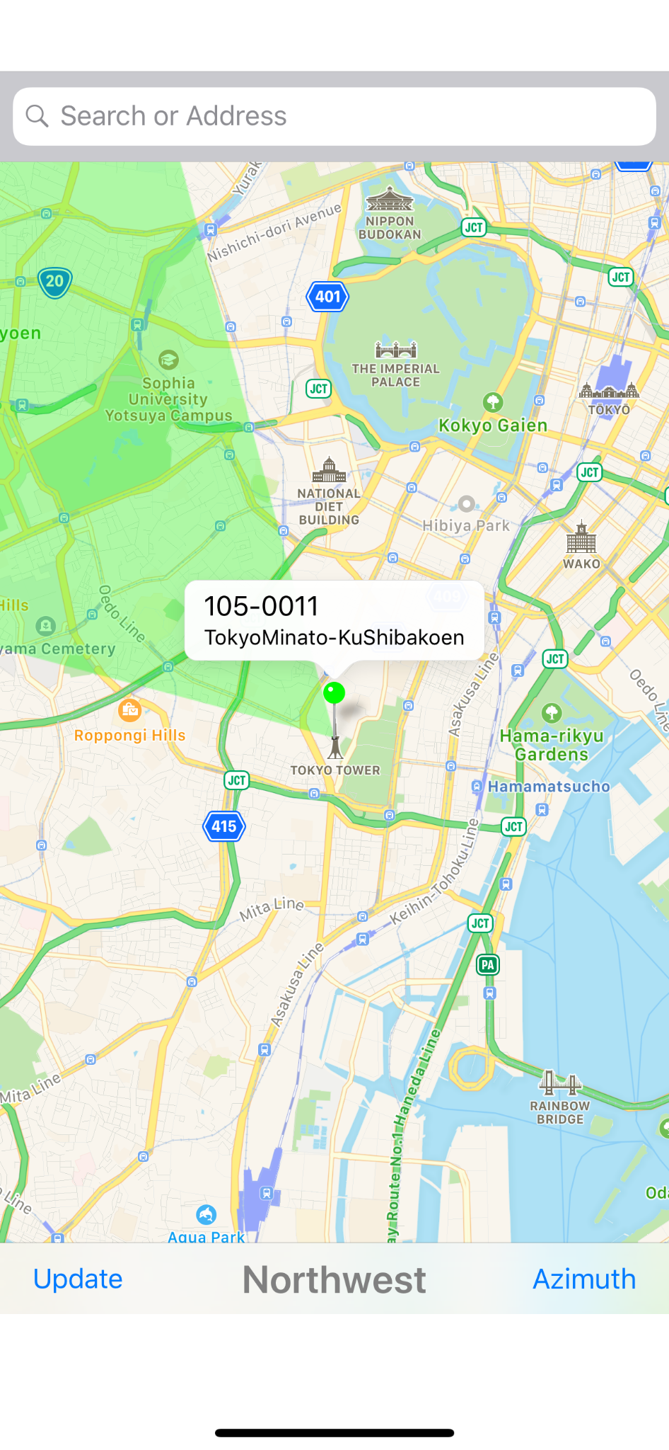 Azimuth Map for iOS Screenshot 2